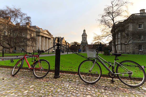 Parliament Square at Trinity College, Dublin, Ireland
