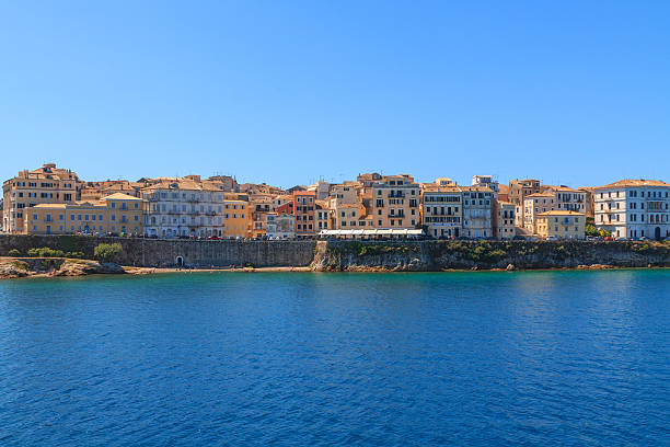 istock Cosy buildings in Corfu Town 530660495