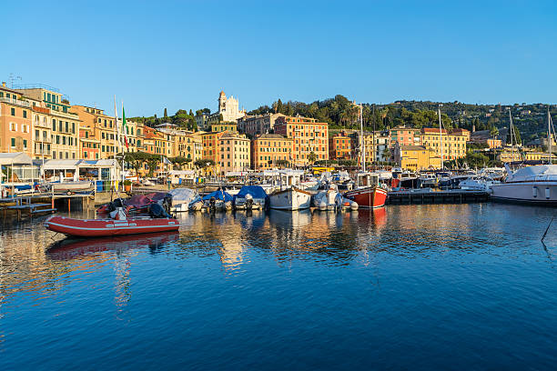 istock Rapallo, Italy, marina at surise 530661771