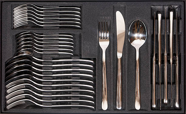 istock Cutlery Tray with new cutlery 530662109