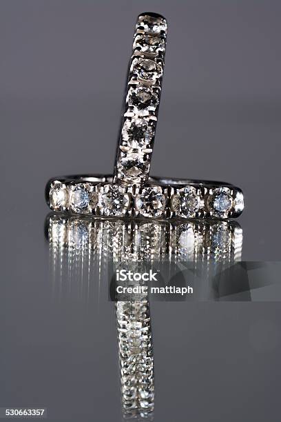 Earring With Diamonds Stock Photo - Download Image Now - Arts Culture and Entertainment, Beauty, Black Color