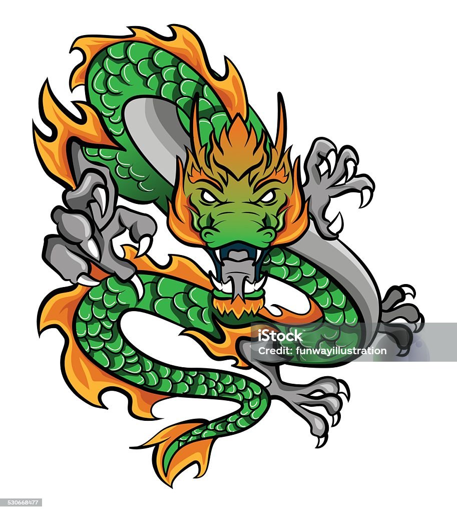 Dragon Animation Vector Dragon Vector Illustration Stock Illustration - Download Image Now ...