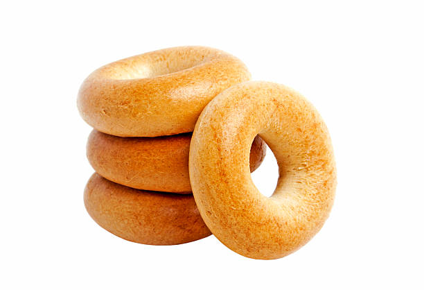 istock Bagels isolated on a white background 530692223