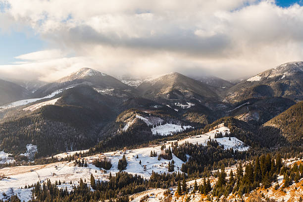 istock Beautiful winter landscape in the mountains 530692675