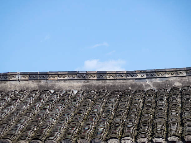 istock Chinese roof tiles 530693481