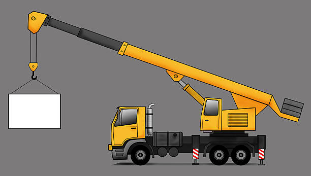istock Crane truck 530693713