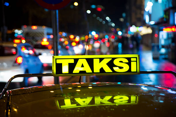 istock Taxi and traffic 530693717