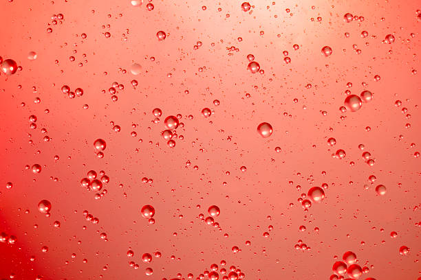 Red Bubbles stock photo