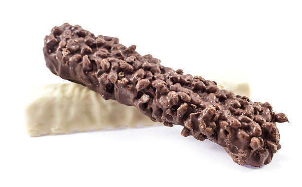 istock White chocolate bar with filling 530703039