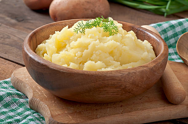 istock Fresh and flavorful mashed potatoes with bowl 530704461