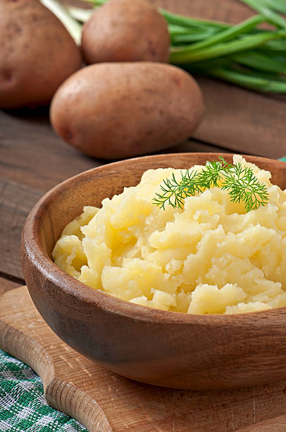 istock Fresh and flavorful mashed potatoes with bowl 530704469