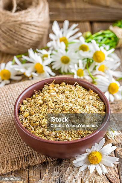 Dry Chamomile Stock Photo - Download Image Now - Alternative Therapy, Aromatherapy, Beauty Spa