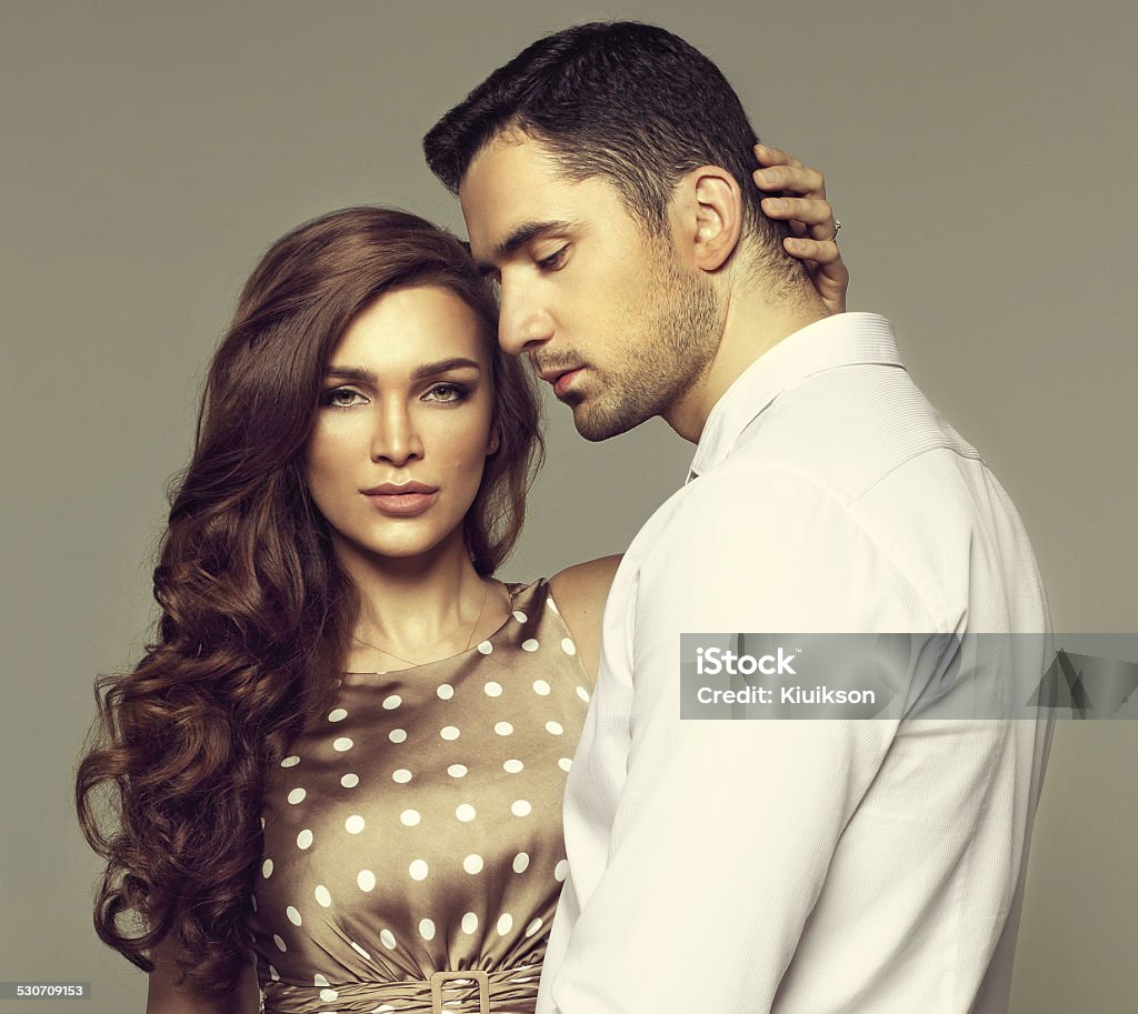 Beautiful couple posing Couple - Relationship Stock Photo