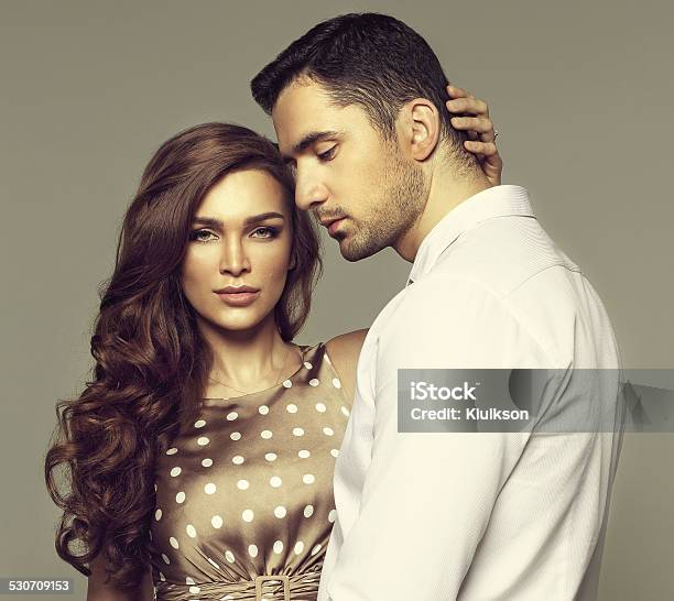 Beautiful Couple Posing Stock Photo - Download Image Now - Couple - Relationship, Elegance, Fashion