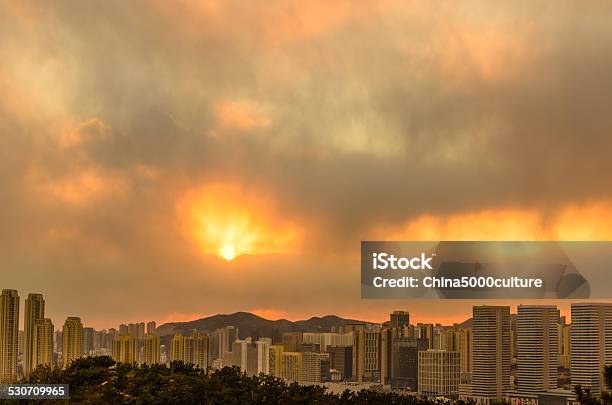 空から見た大連高新区の夕暮れ - 2015年のストックフォトや画像を多数ご用意 - 2015年, アジア大陸, イルミネーション
