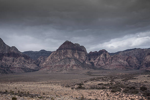 istock Red Rock Canyon During a Winter Storm 530716203