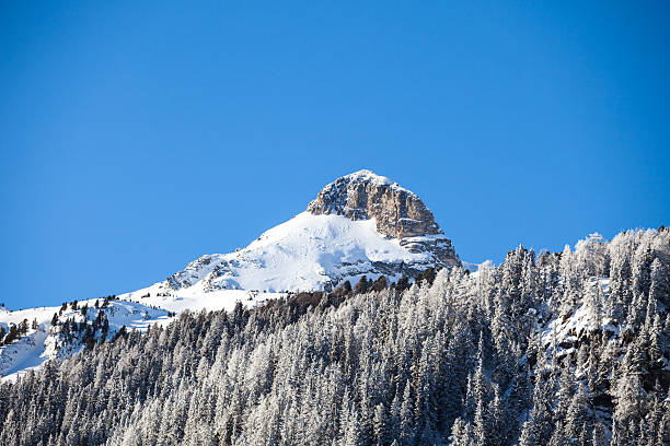 istock Huge snowy mountain range during sunny weather 530716643