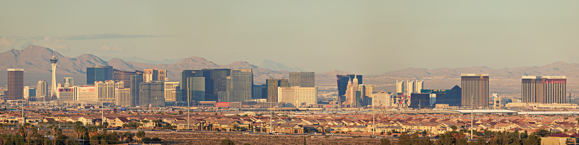 Urban skyline (Las Vegas, Nevada).