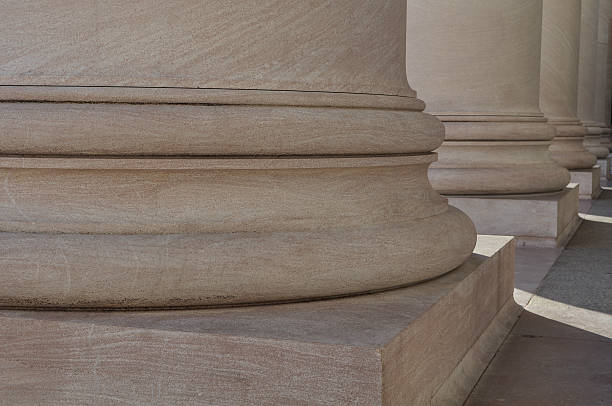 istock Pillars Columns of Law and Order 530717891
