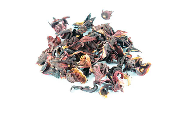 istock Hibiscus sabdariffa in white background 530721063