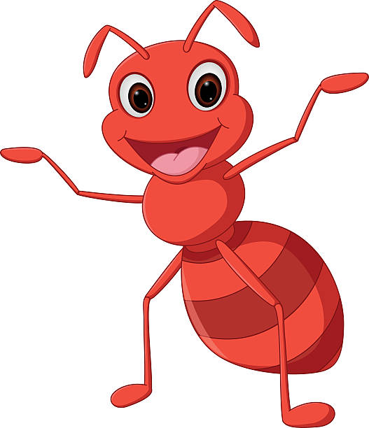 Happy ant cartoon Vector Illustration of Happy ant cartoon  ant clipart pictures stock illustrations