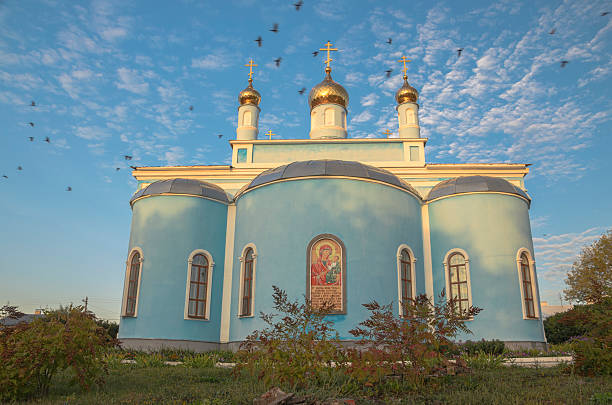 Church in settlement Teploe
