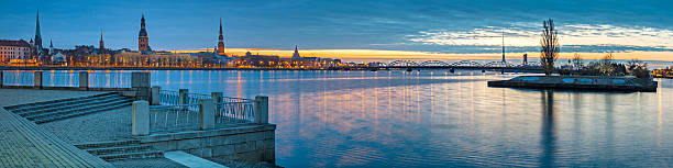 istock Panoramic view on old city of Riga, Latvia 530728545