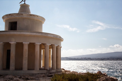 a view of Kefalonia lighthouse