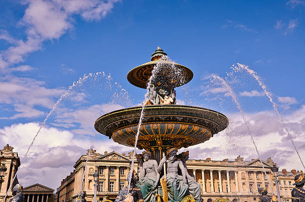 istock Fountain on the Place de la Concorde in Paris 530732313