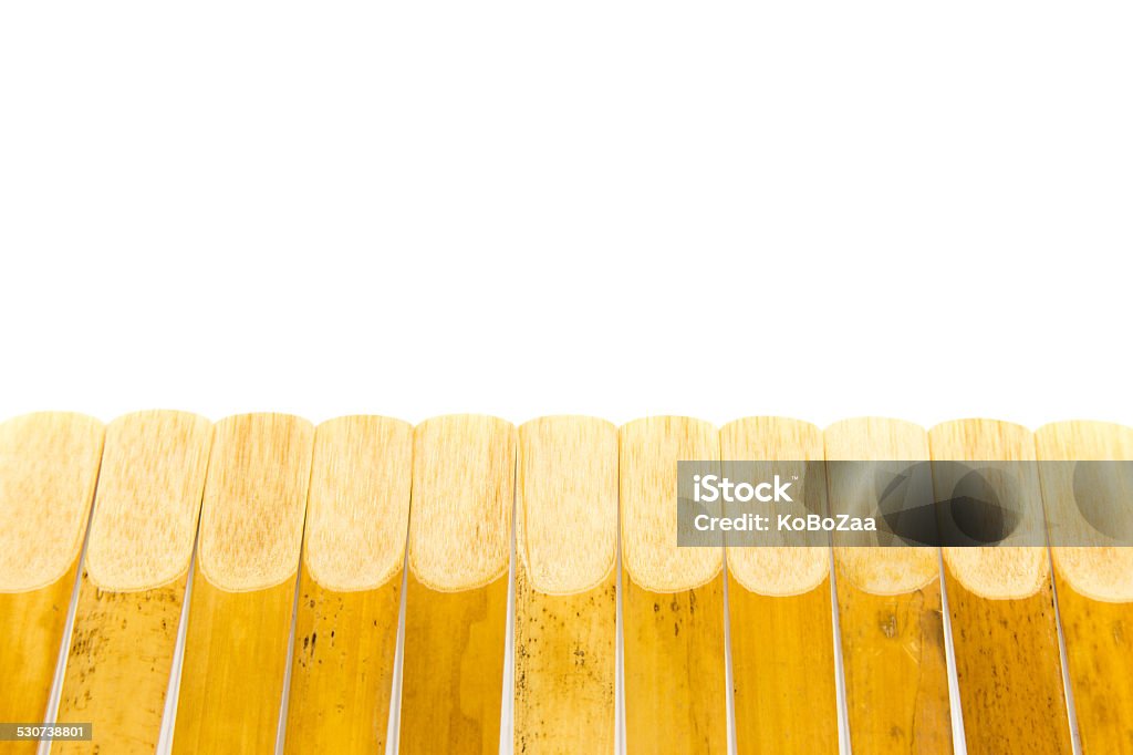 Saxophone Reed Saxophone Reed on the white background Color Image Stock Photo