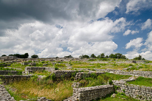 istock Ancient ruins of a medieval fortress 530741497