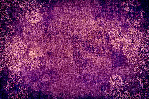 abstrakcyjne tło fioletowe paisley - prince of darkness zdjęcia i obrazy z banku zdjęć