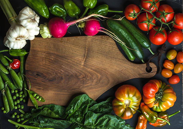 istock Fresh raw ingredients for healthy cooking or salad making with 530743376