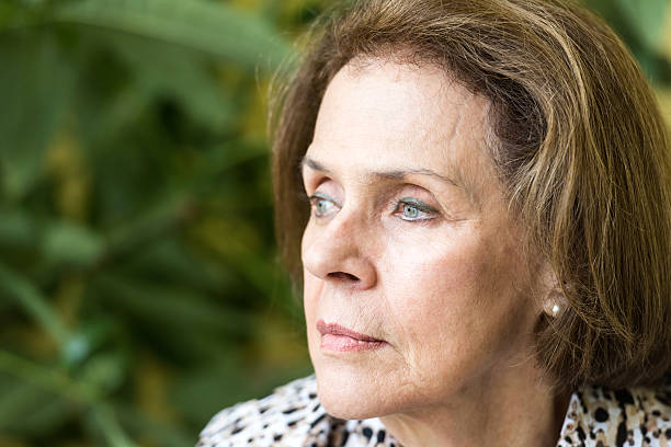 istock Pensive senior woman 530744411