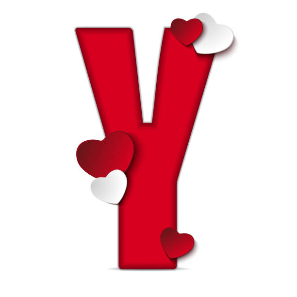istock Alphabet Letters With Red Heart Valentine Day 530744445