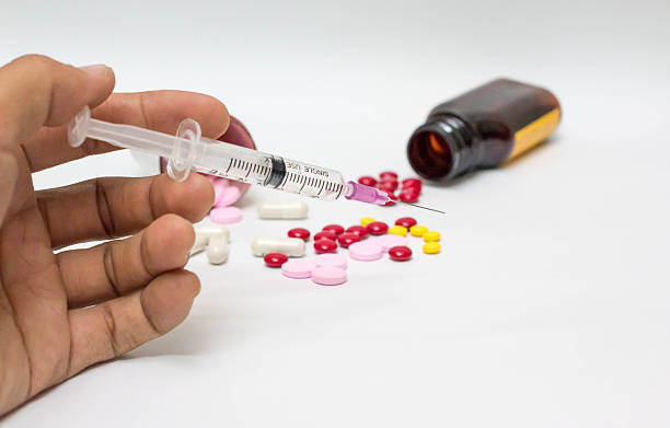 istock Syringes and drug dangers 530744484