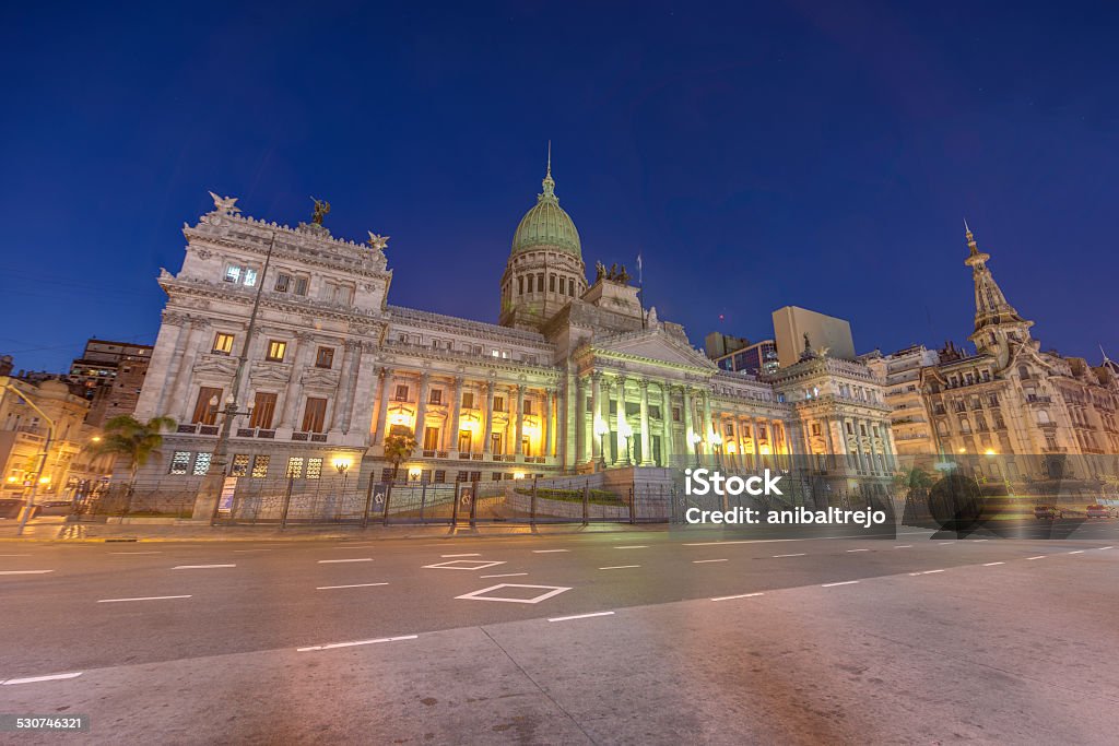 The Congress of the Argentine Nation. The Congress of the Argentine Nation (Spanish: Congreso de la Nacion Argentina), the legislative branch of the government of Argentina in Buenos Aires. Congress Stock Photo