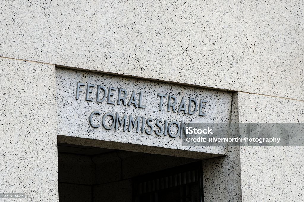 Federal Trade Commission The building of the Federal Trade Commission in downtown Washington DC. Authority Stock Photo