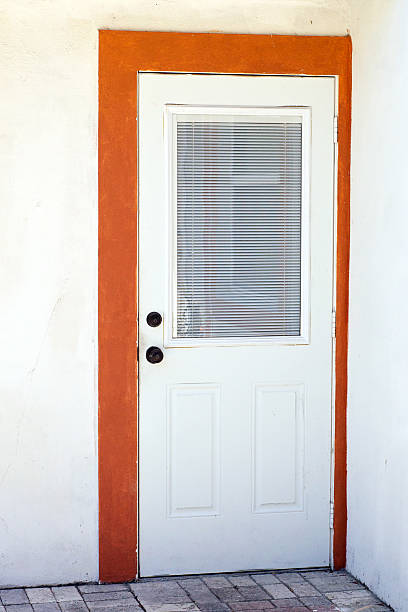 istock closed house door exterior 530750820
