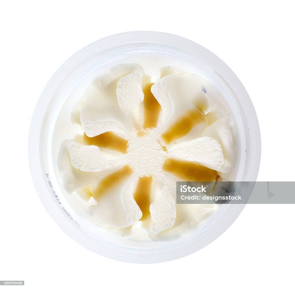 ice cream ice cream isolated on white background Brown Stock Photo