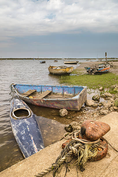 istock Old Boats, Brancaster Staithe 530755317