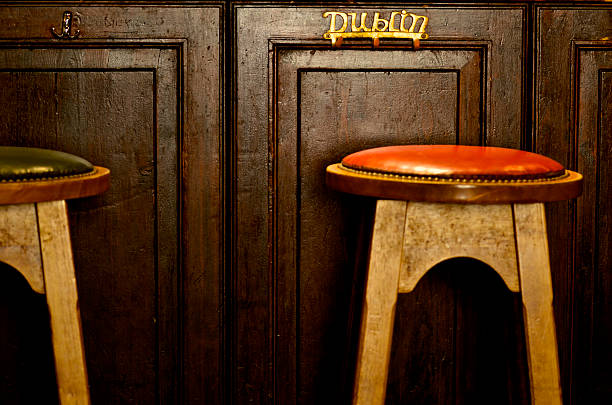 Dublin, hangers in the bar of a pub