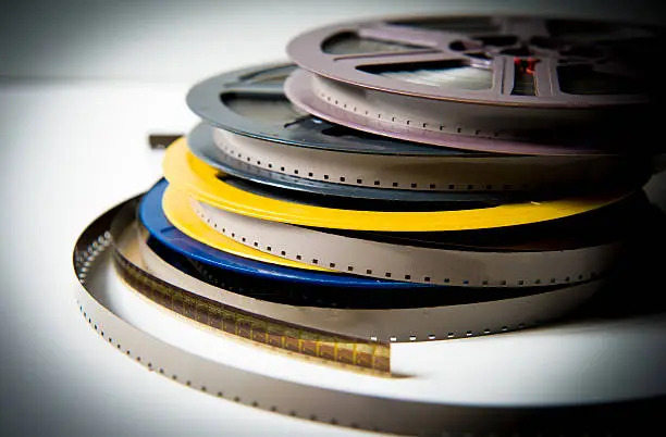 Photo of Pile of super 8mm movie reels