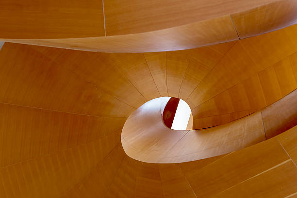 istock Wood abstract with curved lines 530757113