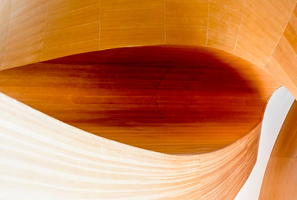 istock Cool lines in a wood abstract 530757213
