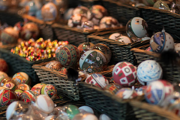 istock Christmas ornaments on the Christmas tree 530757481