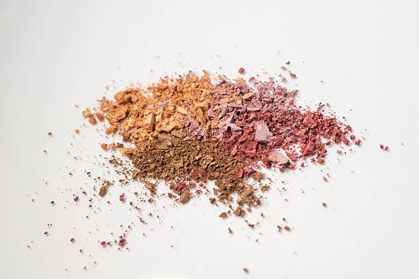 istock eyeshadow makeup powder pink, rose, brown, neutral 530757490