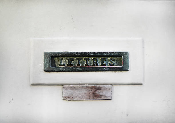 istock Vintage mail slot a and a spy hole 530757765