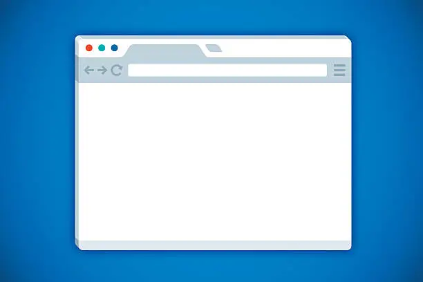 Vector illustration of Browser Window