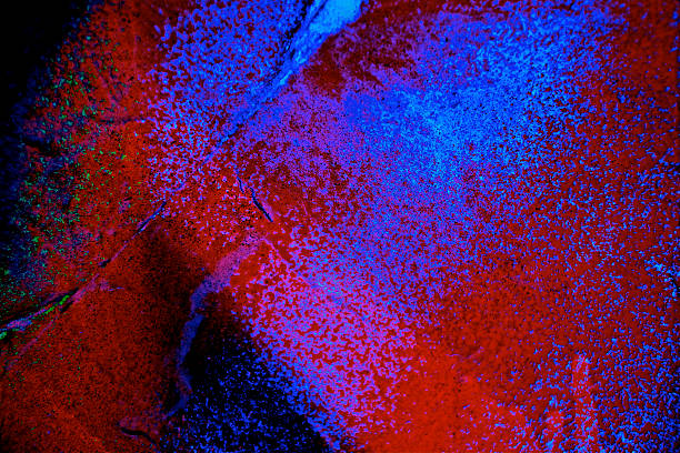 istock red blue graffiti abstract paint background urban pattern concrete wall 530758022
